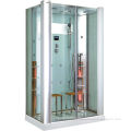 Rectangle Steam Shower Room With Infrared Sauna Ce , 5mm Clear Glass